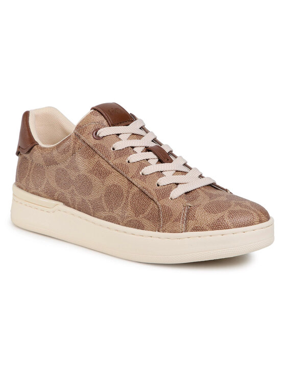 Coach Coach Sneakersy Lowline Luxe Sig G5061 Hnědá
