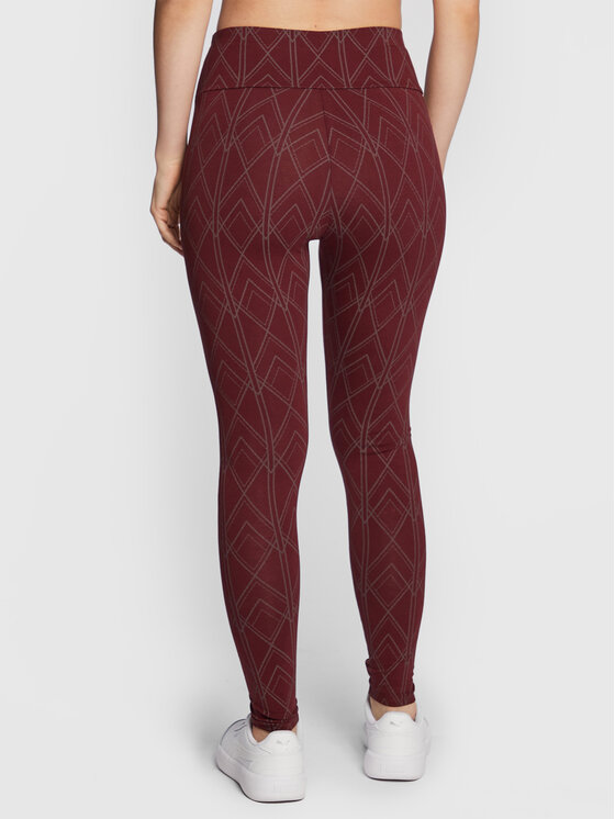 Puma Puma Legingi Power Deco Glam 671759 Bordo Tight Fit