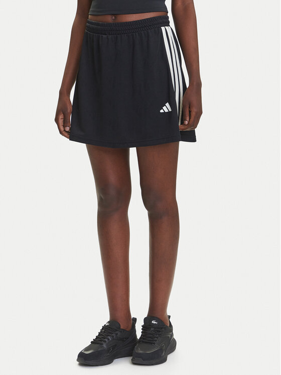 adidas adidas Fustă mini Stadium 3-Stripes Tennis Inspired Jacquard JL7171 Negru Regular Fit