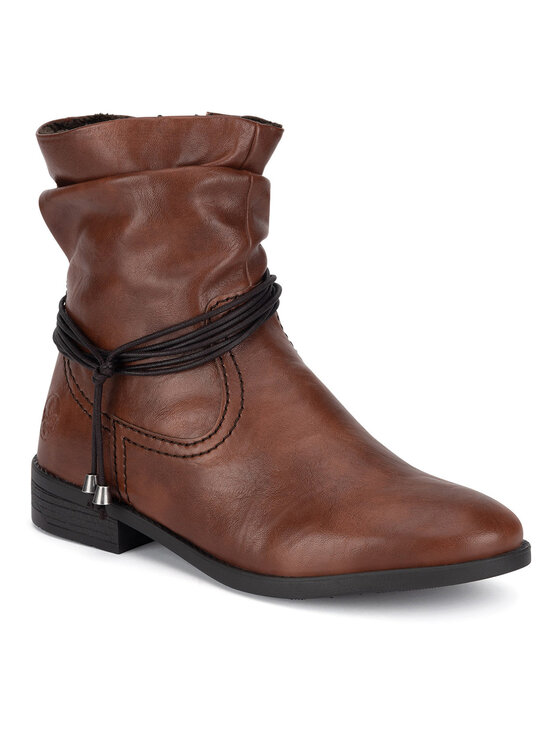 Rieker Rieker Botki 73691-25 Brązowy