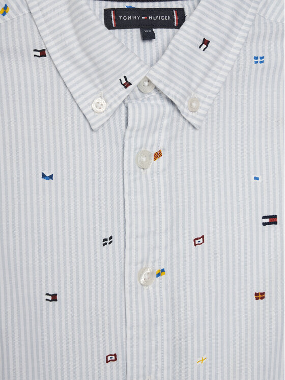 Tommy Hilfiger Tommy Hilfiger Košulja KB0KB09555 D Svijetloplava Regular Fit