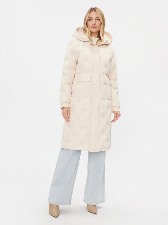Rinascimento Rinascimento Зимно яке CFC0113536003 Екрю Regular Fit