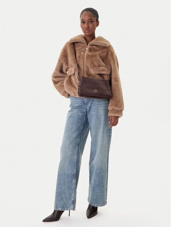 PINKO PINKO Дамска чанта Triplet Mini AI 25-26 PLTT 105883 A0QO Бордо