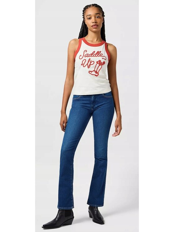 Wrangler Wrangler Jeansy Bootcut 625 Niebieski Bootcut Fit
