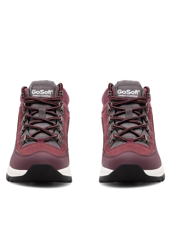 Go Soft Go Soft Stiefeletten VS16032023-1 Dunkelrot