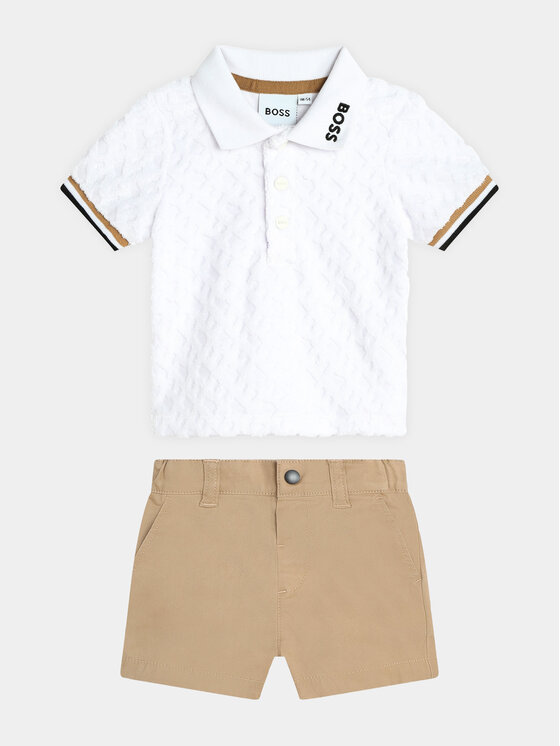 BOSS Boss Polo un šortu komplekts J50989 Daudzkrāsains Regular Fit