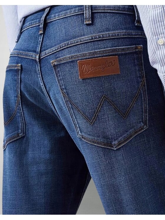 Wrangler Wrangler Jeansy Athletic Fit Niebieski Regular Fit