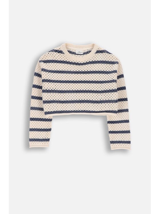 Dziecięcy Sweter Coccodrillo, Rozmiar 140, Granatowy, WC6172105CSG-015