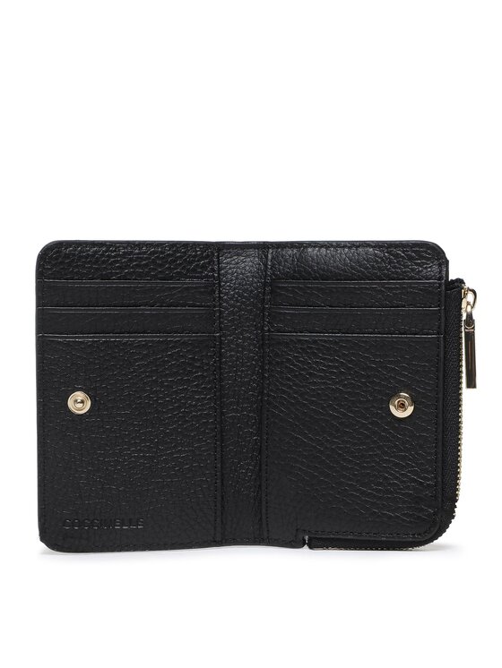Coccinelle Coccinelle Kis női pénztárca MW5 Metallic Soft E2 MW5 17 01 01 Fekete