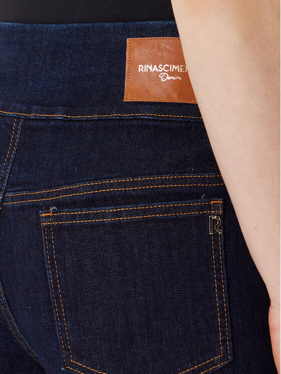 Rinascimento Rinascimento Дънки CFC0124932003 Тъмносин Wide Leg