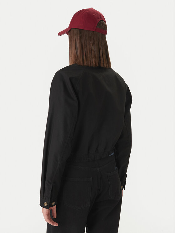 Tommy Jeans Tommy Jeans Bunda pro přechodné období DW0DW20403 Černá Regular Fit