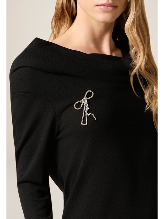 Oltre Oltre T-shirt G066J004626N033 Nero Skin Fit