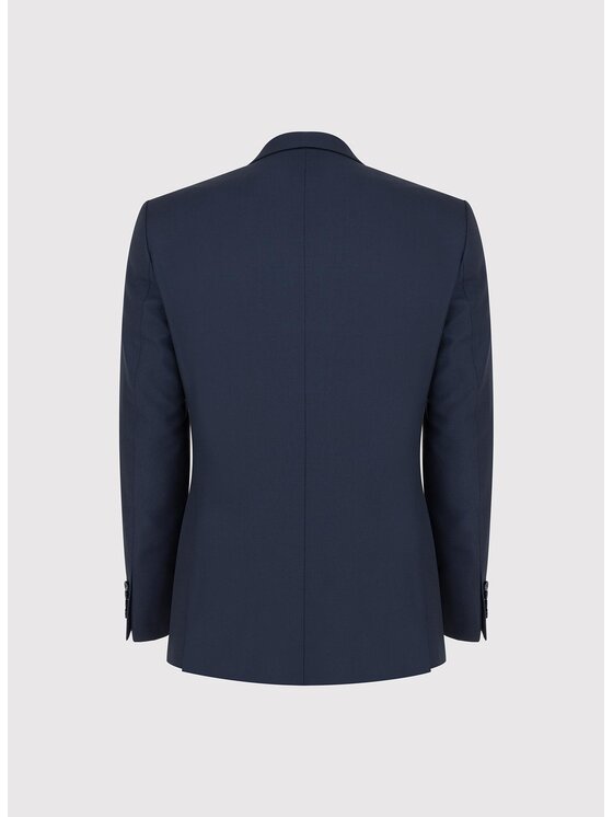 Pako Lorente Pako Lorente Marynarka P25WP-3G-016 Granatowy Super Slim Fit