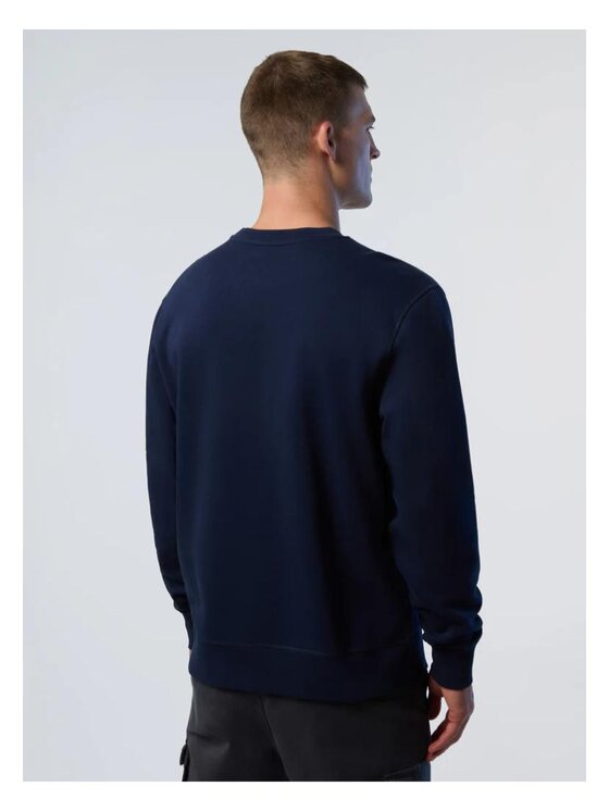 North Sails North Sails Felpa Felpa con patch logo Blu Regular Fit