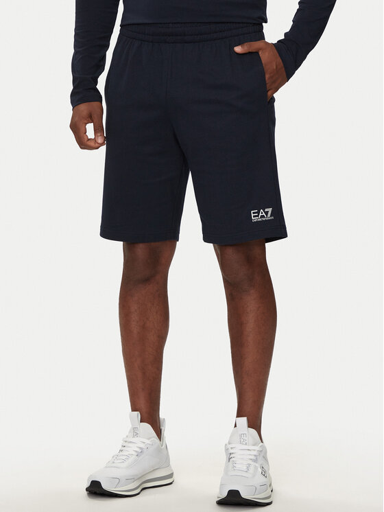 EA7 Emporio Armani Szorty sportowe 8NPS65 PJVRZ 1562 Granatowy