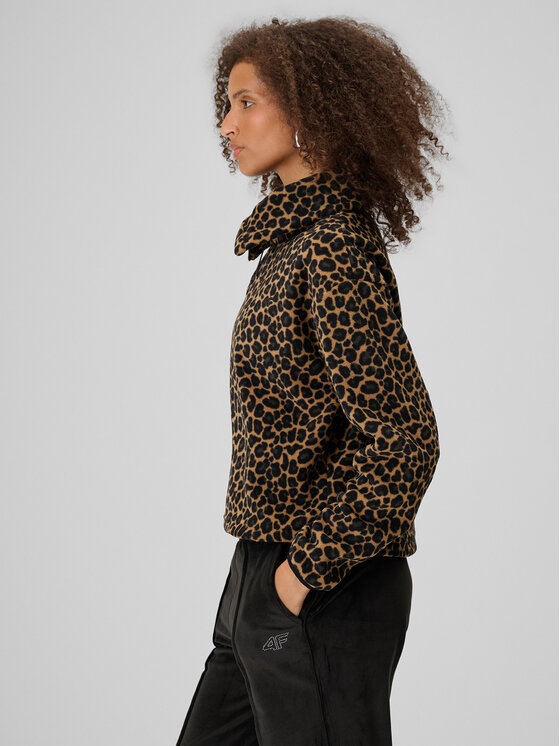 4F 4F Polar ESSENTIAL Brązowy Relaxed Fit