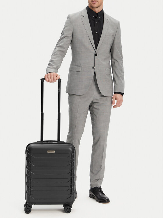 GINO ROSSI Gino Rossi Kabīnes koferis GIN-S-001-05-BLACK Melns