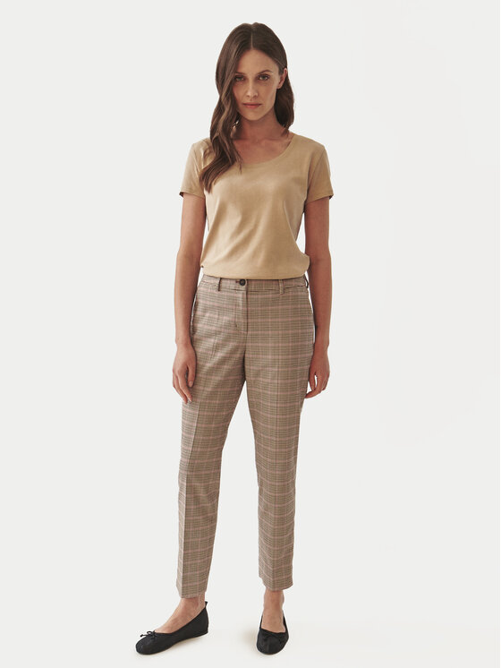 Tatuum Tatuum Pantaloni di tessuto Rimi T2416.139B Marrone Regular Fit