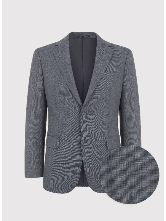 Pako Lorente Pako Lorente Marynarka P24WP-3G-007 Szary Super Slim Fit