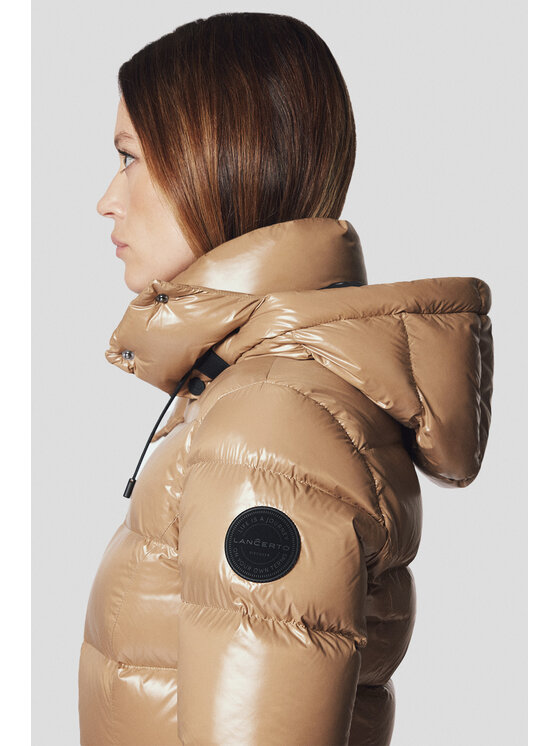 Lancerto Lancerto Kurtka puchowa Fiorella KU073224000017 Beżowy Regular Fit