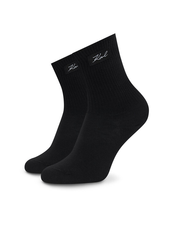 KARL LAGERFELD KARL LAGERFELD Dolge nogavice B1W47036 Črna