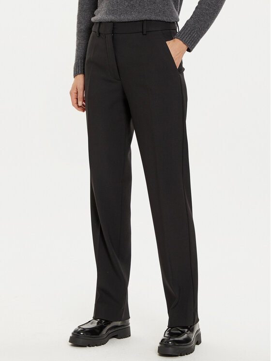 Calvin Klein Calvin Klein Pantaloni din material K20K207633 Negru Regular Fit