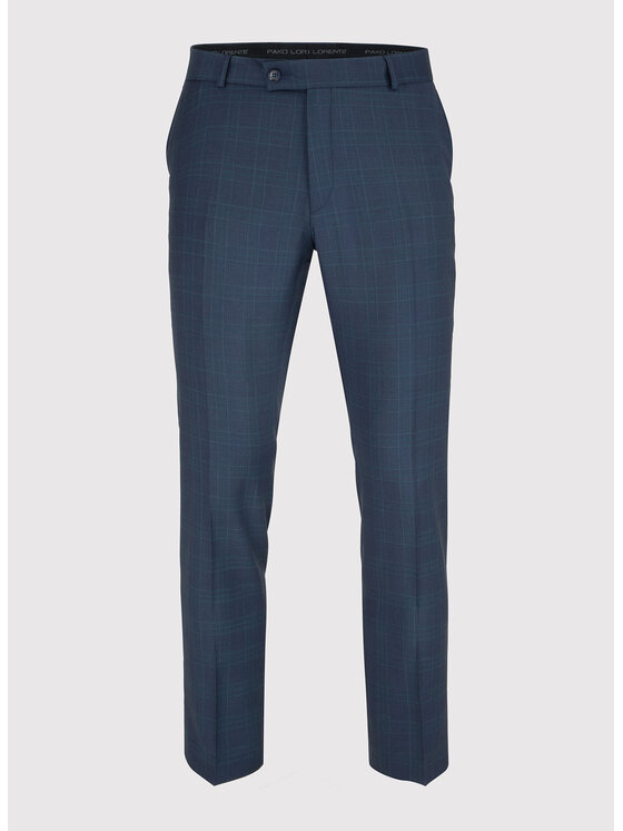 Pako Lorente Pako Lorente Spodnie garniturowe P22WP-6G-031 Granatowy Slim Fit