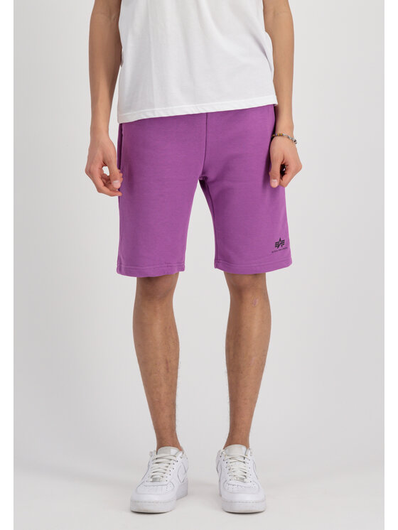 Alpha Industries Alpha Industries Szorty sportowe Basic Small Logo Short Czerwony Regular Fit