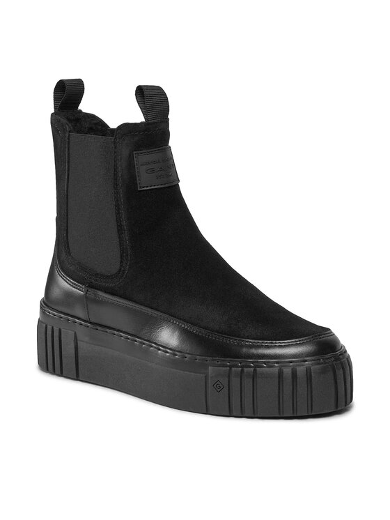 Gant Gant Μποτάκια με λάστιχο Snowmont Chelsea Boot 27553371 Μαύρο