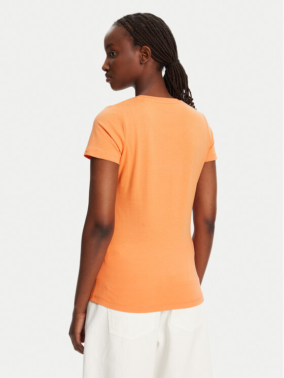 Pepe Jeans Pepe Jeans T-särk New Virginia PL505202 Oranž Slim Fit
