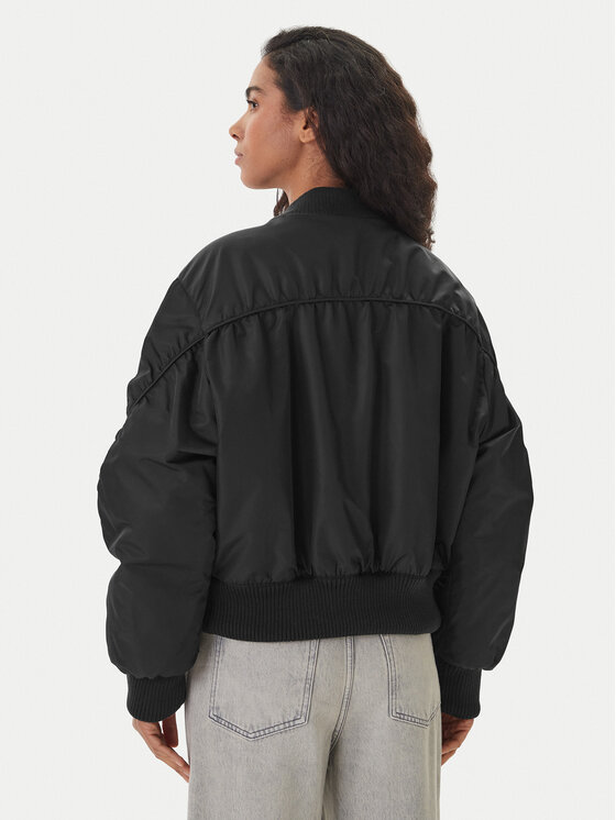 HUGO HUGO Bunda bomber Ferida-2 50550687 Černá Relaxed Fit