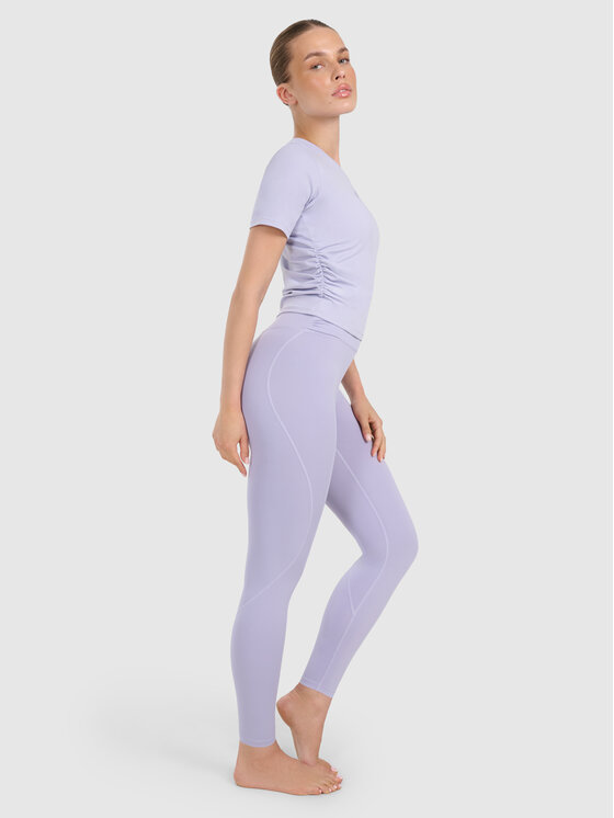4F 4F Legginsy YOGA Niebieski jasny Authentic Slim Fit