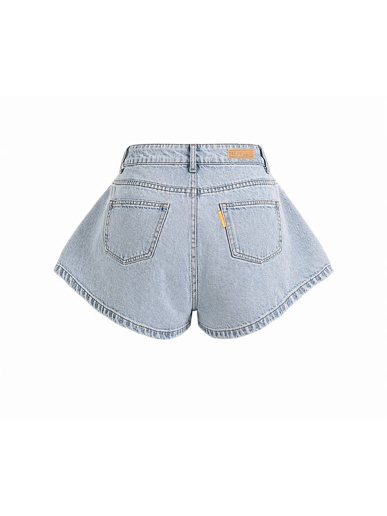 MissDenim MissDenim Szorty jeansowe Skorts Niebieski Regular Fit