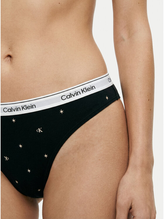 Calvin Klein Underwear Calvin Klein Underwear Chilot tanga 000QD5043E Negru