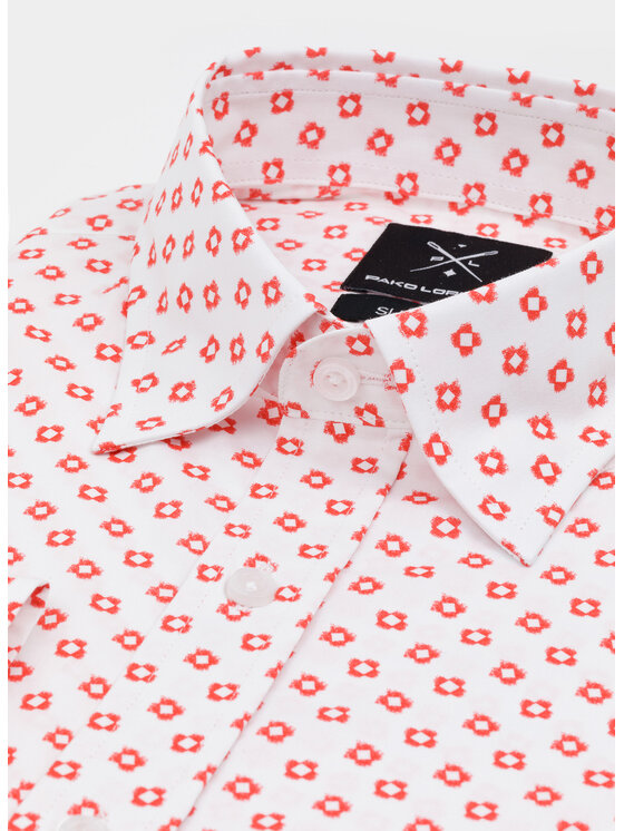 Pako Lorente Pako Lorente Koszula P22SF-1X-048 Biały Slim Fit