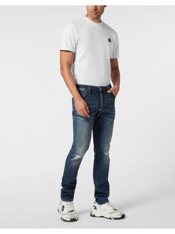 PHILIPP PLEIN PHILIPP PLEIN Jeans 25917 Blu Straight Leg