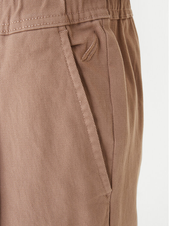 Nautica Nautica Bavlnené šortky Rava NCC03970 Béžová Relaxed Fit