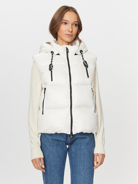 Deha Deha Bodywarmer D93580 Weiß Regular Fit