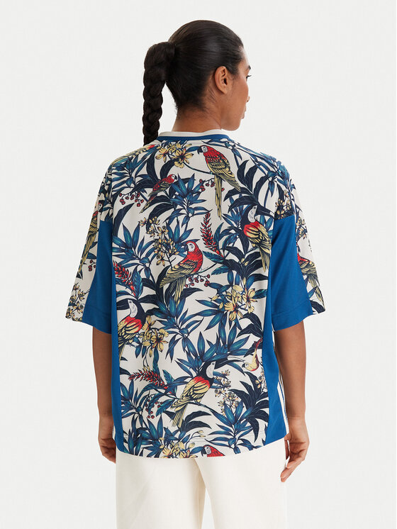adidas adidas Tričko Farm Rio Premium KD4629 Modrá Loose Fit