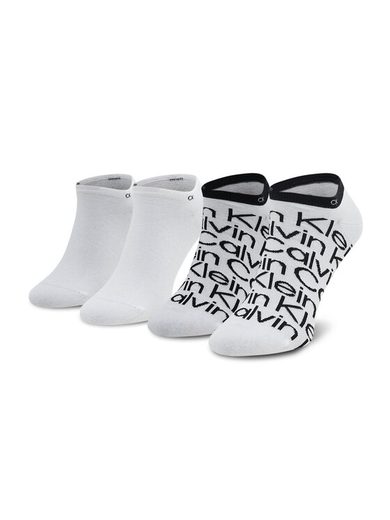 Calvin Klein Calvin Klein Vyriškų trumpų kojinių komplektas (2 poros) 701218714 Balta