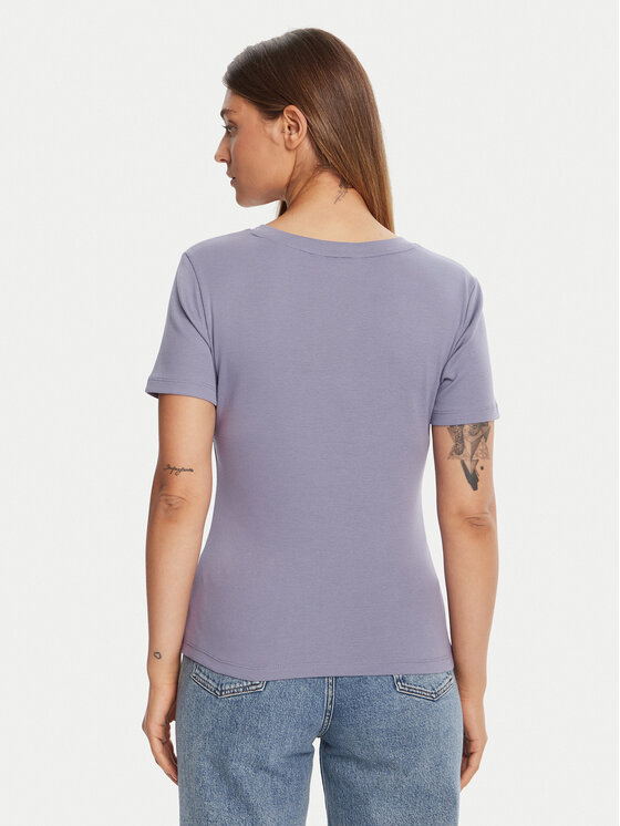 Tommy Hilfiger Tommy Hilfiger Marškinėliai New Cody WW0WW40584 Violetinė Slim Fit