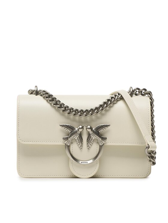 Pinko Kabelka Love One Mini Dc . PE 23 PLTT 100074 A0F1 Écru