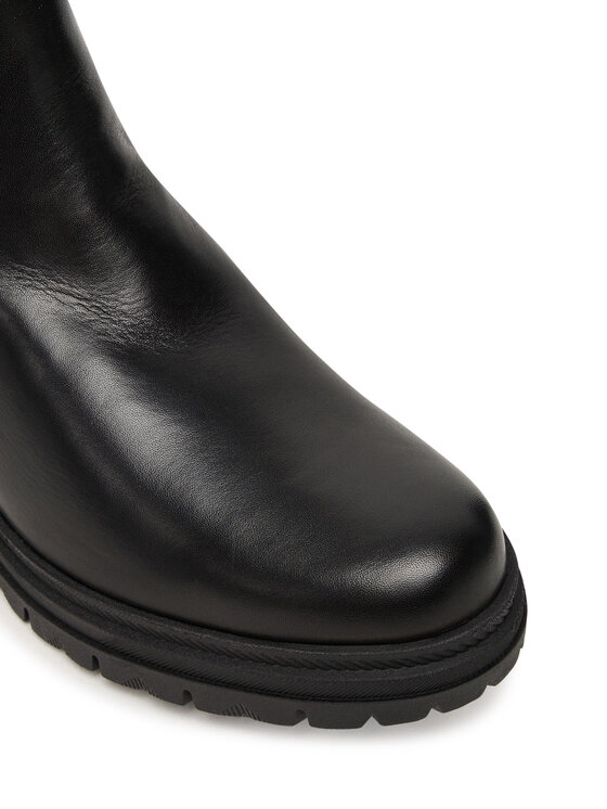 Tamaris Tamaris Kotníková obuv s elastickým prvkem 1-25407-45 Černá