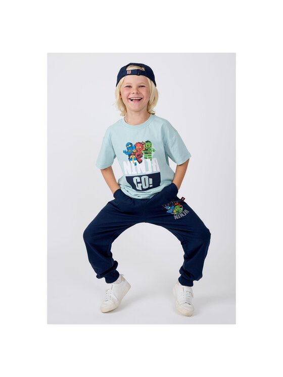 LEGO LEGO T-Shirt 11011345/8005 Turkusowy Regular Fit
