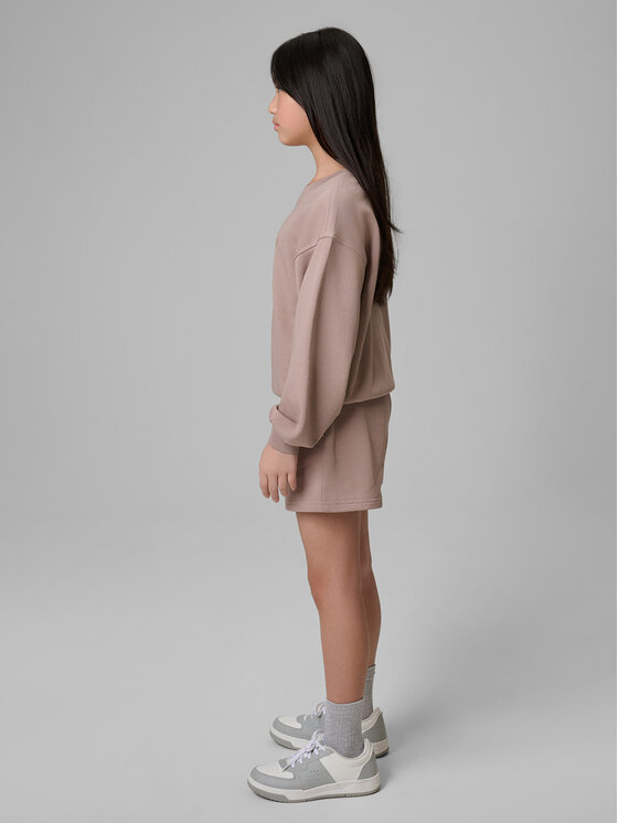 4F 4F Szorty sportowe BASIC+ Beżowy Regular Fit