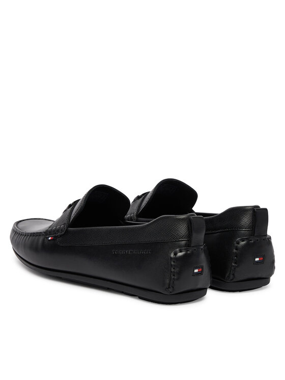 Tommy Hilfiger Tommy Hilfiger Mokasíny Hardware Lth Driver FM0FM05855 Černá