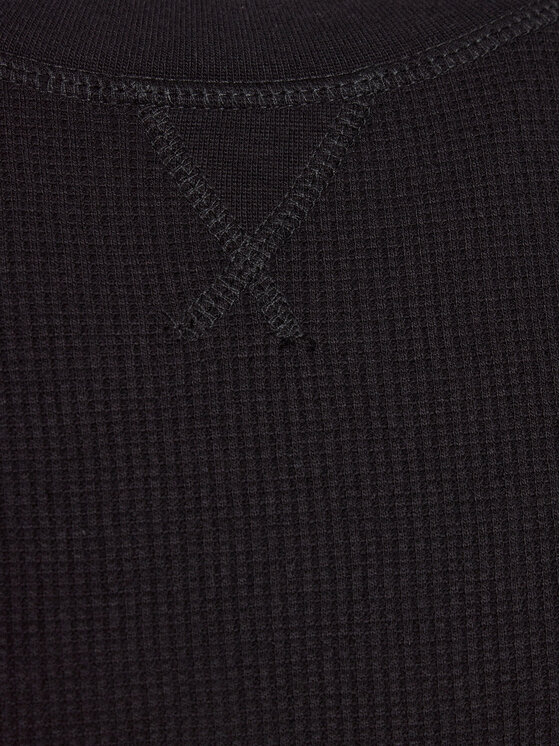 Outhorn Outhorn Pikkade varrukatega T-särk OTHAW23TLONM183 Must Regular Fit