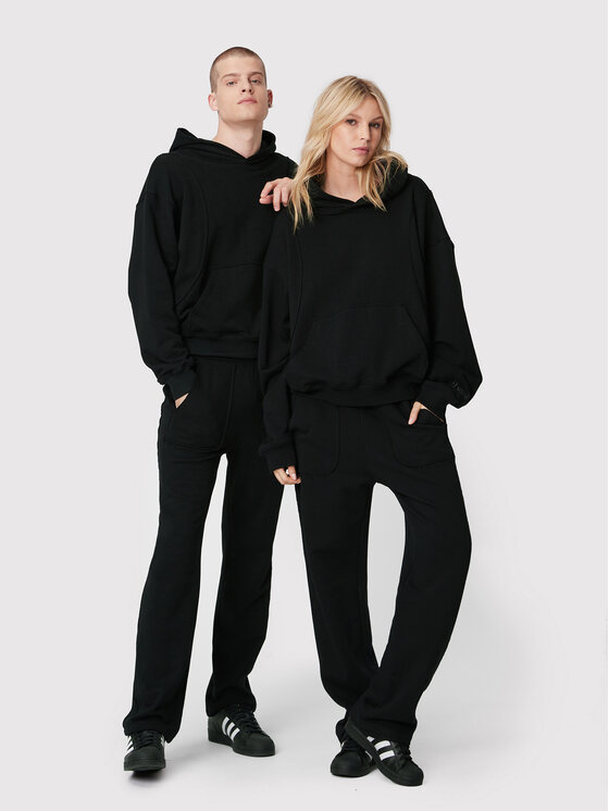 2005 2005 Μπλούζα Unisex 2005 X Leeves „Panel” Μαύρο Relaxed Fit