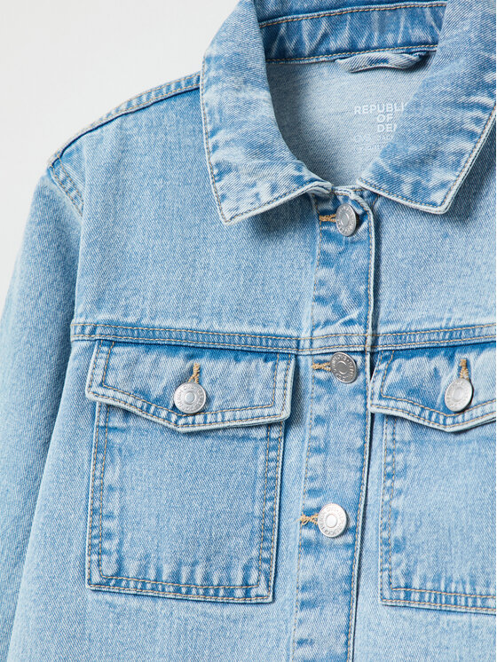 OVS OVS Jeansjacke 1689120 Blau Regular Fit