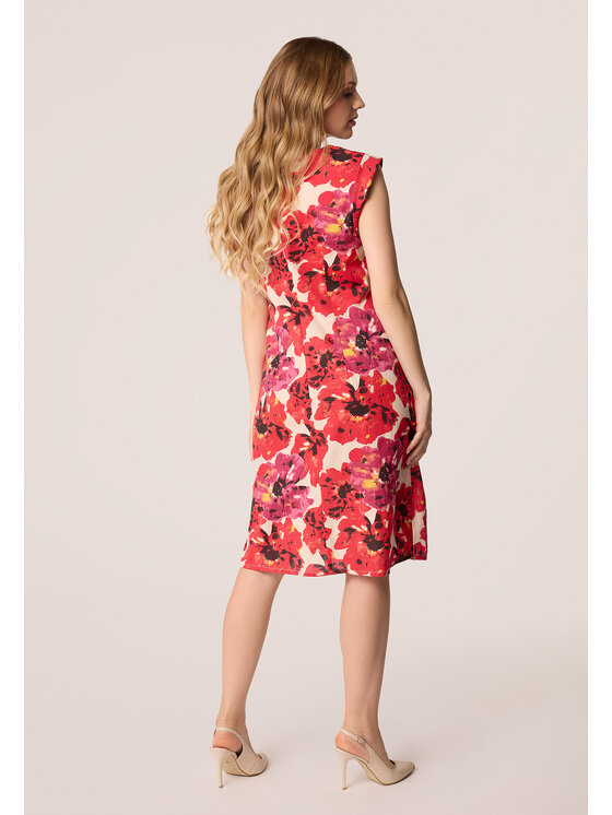 QUIOSQUE QUIOSQUE Každodenné šaty Quiosque 4UB002611 Červená Regular Fit